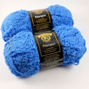 Lion Brand PolarSpun Yarn Polar Blue